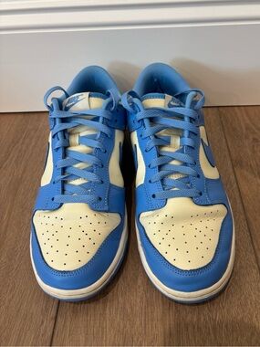 Nike Coconut Milk and University Blue Dunks